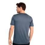 Heather Blue Lightweight Short Sleeve Crewneck Performance Tee - Image 2